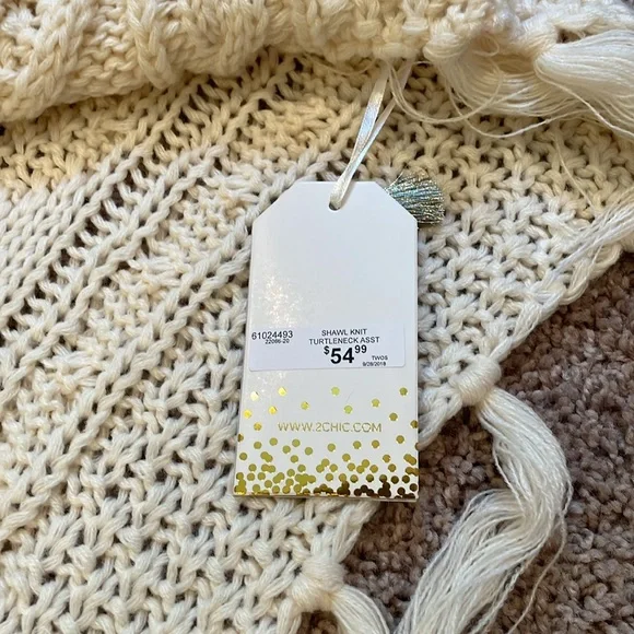 2 Chic sweater poncho - Picture 5 of 7